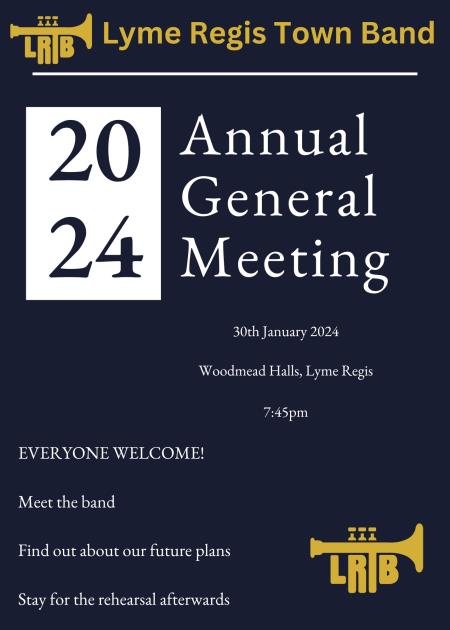 Lyme Regis Town Band - AGM